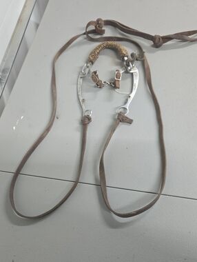Horse Hackamoore Brown Leather